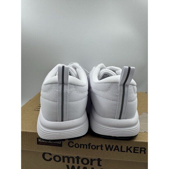 Kirkland Signature Comfort Walker Men’s White Sneakers Slip-Resistant Shoes Sz10 main image 5